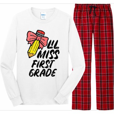 Lil Miss First Grade 1st Back To First Day Of School Long Sleeve Pajama Set