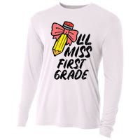 Lil Miss First Grade 1st Back To First Day Of School Cooling Performance Long Sleeve Crew