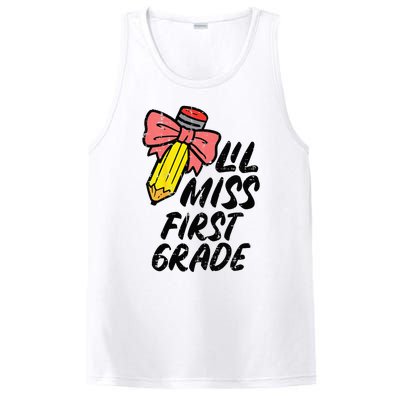 Lil Miss First Grade 1st Back To First Day Of School PosiCharge Competitor Tank