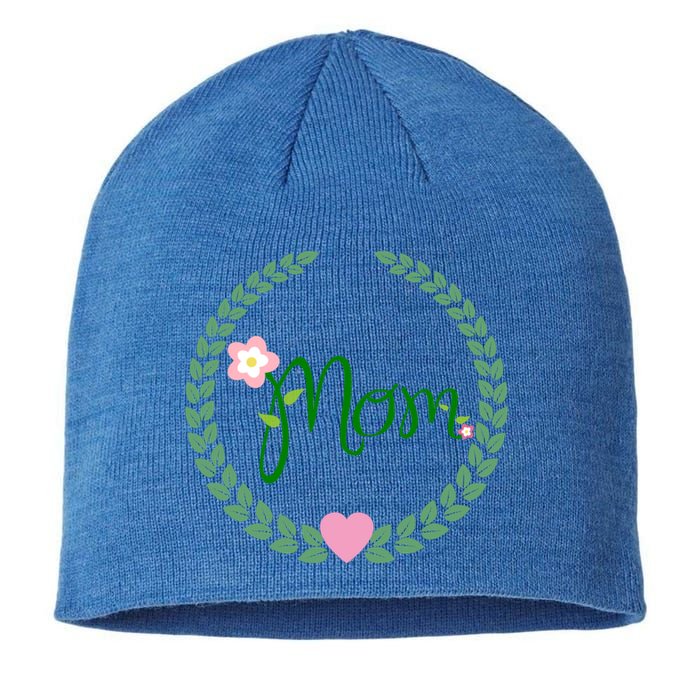 Love Mom Floral Best Happy MotherS Day Gift Sustainable Beanie