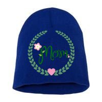 Love Mom Floral Best Happy MotherS Day Gift Short Acrylic Beanie