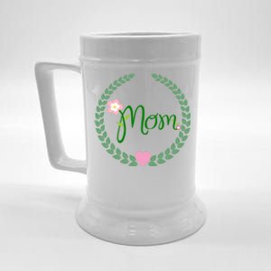 Love Mom Floral Best Happy MotherS Day Gift Beer Stein