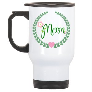 Love Mom Floral Best Happy MotherS Day Gift Stainless Steel Travel Mug