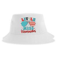 Little Miss Firecracker 4th of July Sustainable Bucket Hat