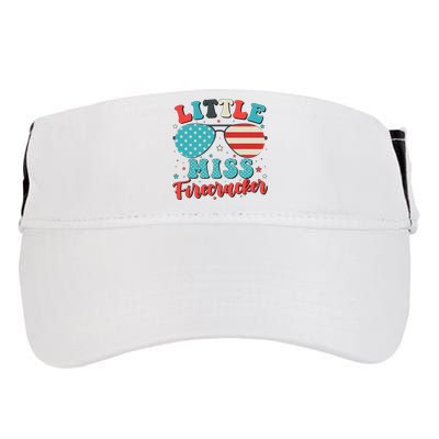 Little Miss Firecracker 4th of July Adult Drive Performance Visor