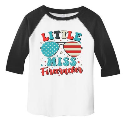 Little Miss Firecracker 4th of July Toddler Fine Jersey T-Shirt