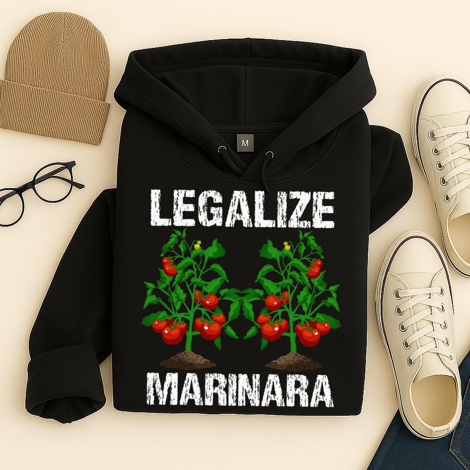 Legalize Marinara Funny Italian Food Parodie Tomato Sauce Hoodie