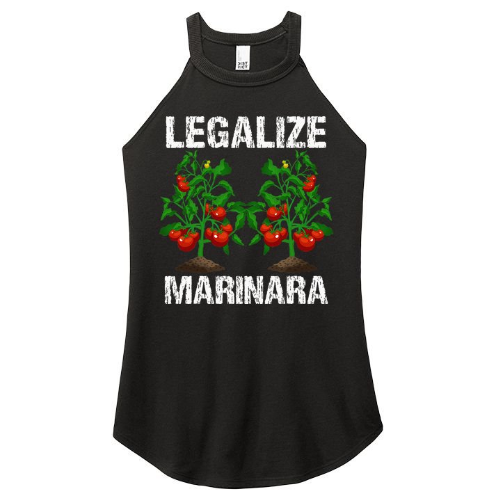 Legalize Marinara Funny Italian Food Parodie Tomato Sauce Women's Perfect Tri Rocker Tank