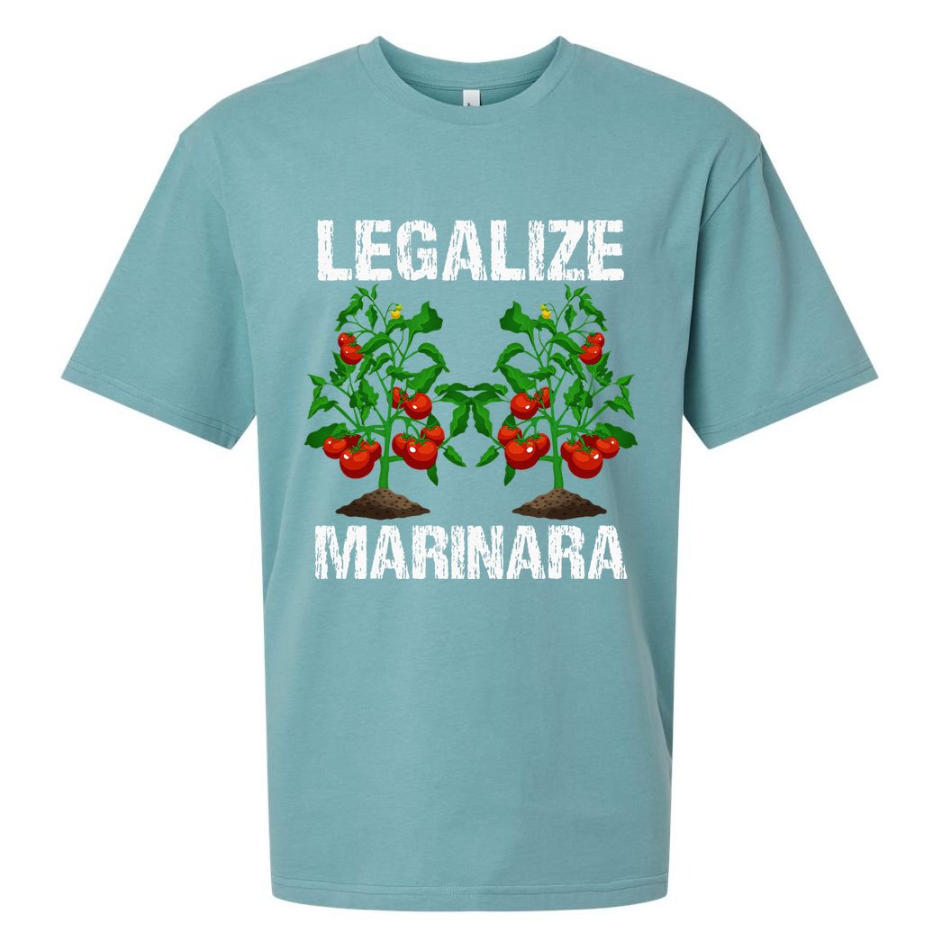 Legalize Marinara Funny Italian Food Parodie Tomato Sauce Sueded Cloud Jersey T-Shirt