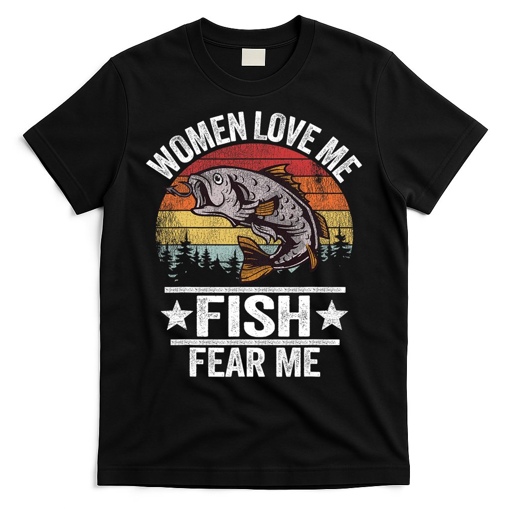 Love Me Fish Fear Me Fisher Vintage T-Shirt