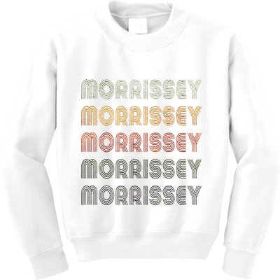 Love Morrissey Grunge Vintage Style Black Morrissey Kids Sweatshirt