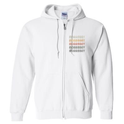 Love Morrissey Grunge Vintage Style Black Morrissey Full Zip Hoodie
