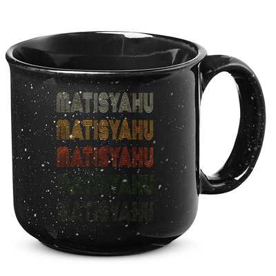 Love Matisyahu Grunge Vintage Style Black Matisyahu 15oz Campfire Ceramic Mug