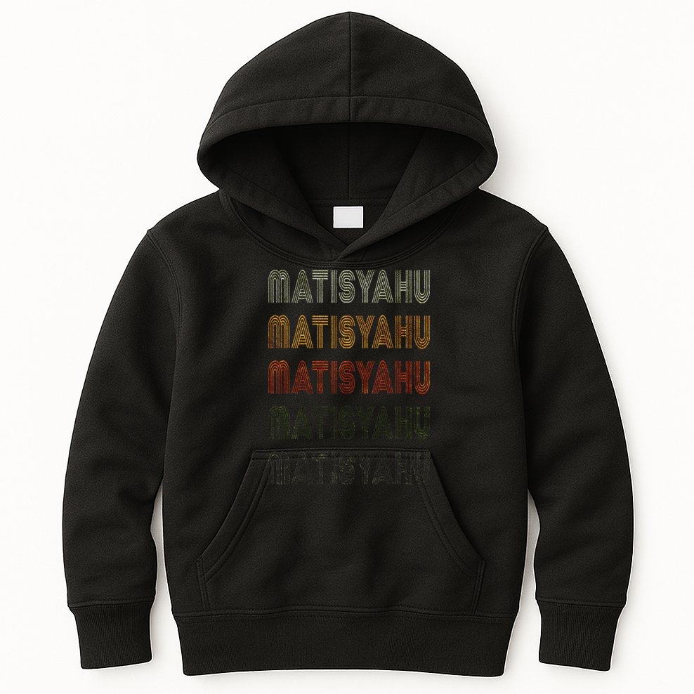 Love Matisyahu Grunge Vintage Style Black Matisyahu Kids Hoodie