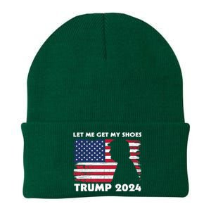 Let Me Get My Shoes Funny Trump Quote Butler Statement Usa Knit Cap Winter Beanie