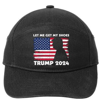 Let Me Get My Shoes Funny Trump Quote Butler Statement Usa 7-Panel Snapback Hat
