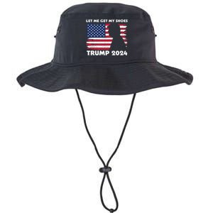 Let Me Get My Shoes Funny Trump Quote Butler Statement Usa Legacy Cool Fit Booney Bucket Hat