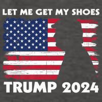 Let Me Get My Shoes Funny Trump Quote Butler Statement Usa Vector Backpack