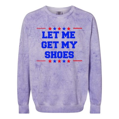 Let Me Get My Shoes Colorblast Crewneck Sweatshirt