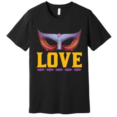 Love Mardi Gras Premium T-Shirt