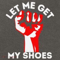 Let Me Get My Shoes Funny Cotton Canvas Backpack