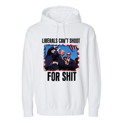 Let Me Get My Shoes Funny Voting Election 2024 Usa Garment-Dyed Fleece Hoodie