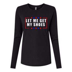 Let Me Get My Shoes Womens Cotton Relaxed Long Sleeve T-Shirt