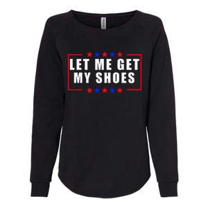 Let Me Get My Shoes Womens California Wash Sweatshirt