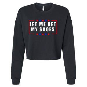 Let Me Get My Shoes Cropped Pullover Crew