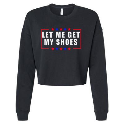 Let Me Get My Shoes Cropped Pullover Crew