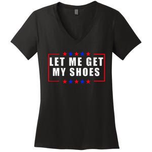 Let Me Get My Shoes Women's V-Neck T-Shirt