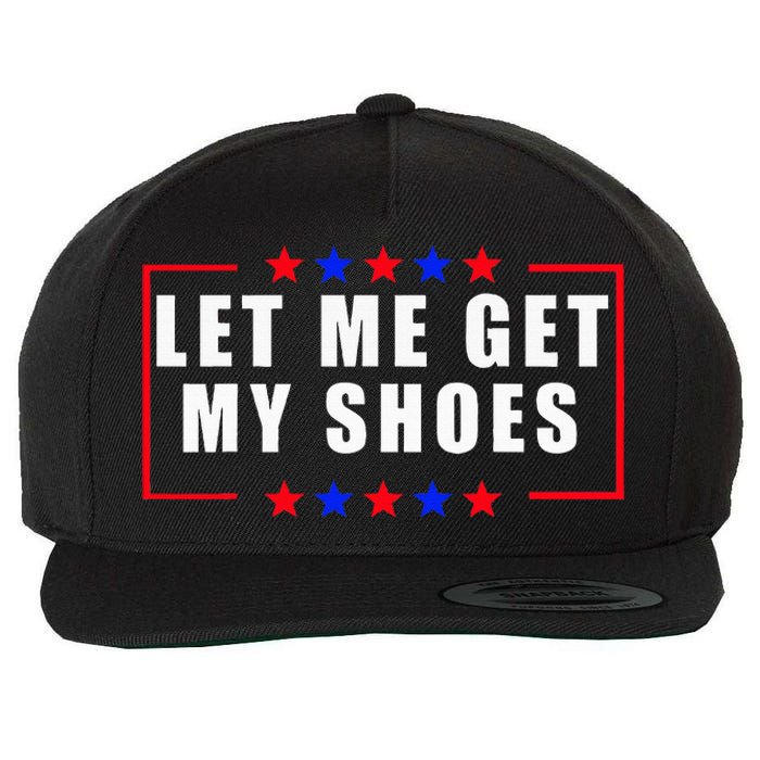 Let Me Get My Shoes Wool Snapback Cap