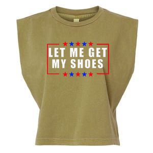 Let Me Get My Shoes Garment-Dyed Women's Muscle Tee