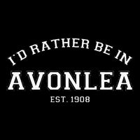 L.M. Montgomery Green Gables ID Rather Be In Avonlea Drawstring Bag