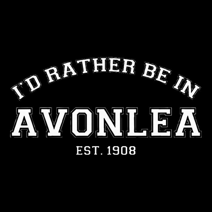 L.M. Montgomery Green Gables ID Rather Be In Avonlea Drawstring Bag