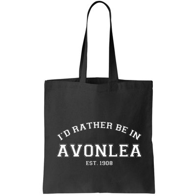L.M. Montgomery Green Gables ID Rather Be In Avonlea Bag