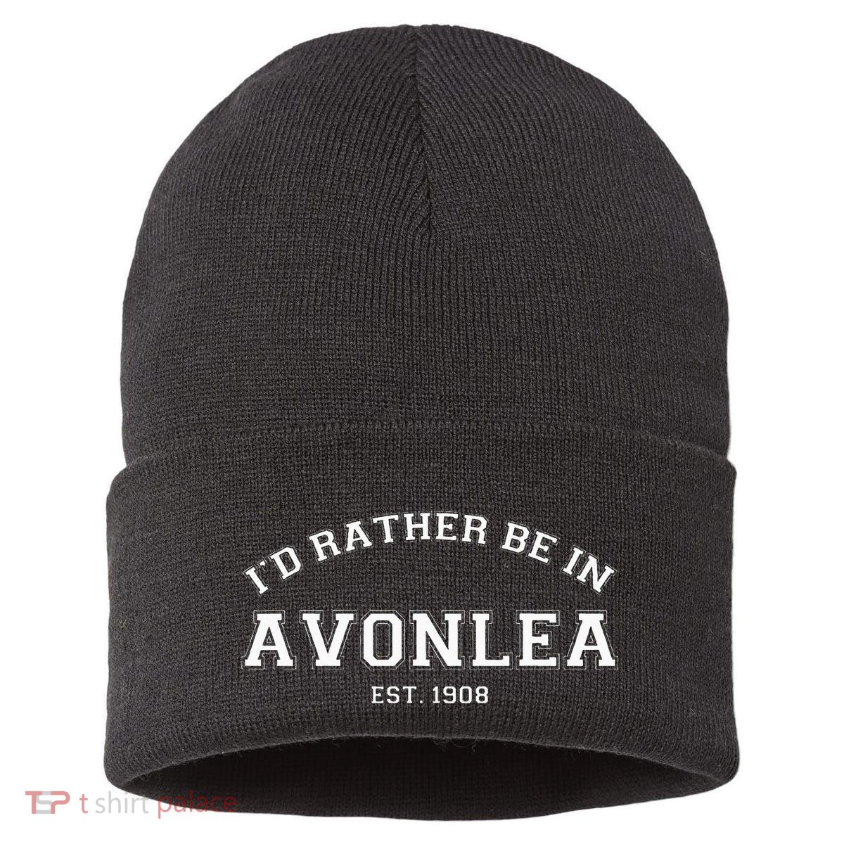 L.M. Montgomery Green Gables ID Rather Be In Avonlea Sustainable Knit Beanie