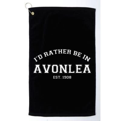 L.M. Montgomery Green Gables ID Rather Be In Avonlea Golf Towel