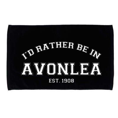 L.M. Montgomery Green Gables ID Rather Be In Avonlea Microfiber Hand Towel