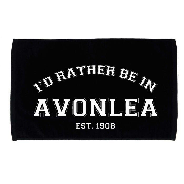 L.M. Montgomery Green Gables ID Rather Be In Avonlea Microfiber Hand Towel