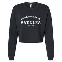 L.M. Montgomery Green Gables ID Rather Be In Avonlea Cropped Pullover Crew