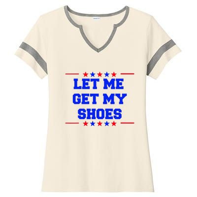 Let Me Get My Shoes Ladies Halftime Notch Neck Tee