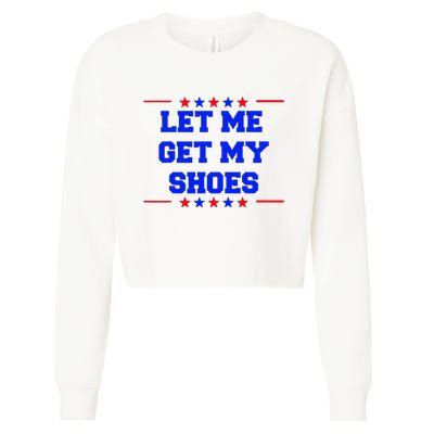 Let Me Get My Shoes Cropped Pullover Crew