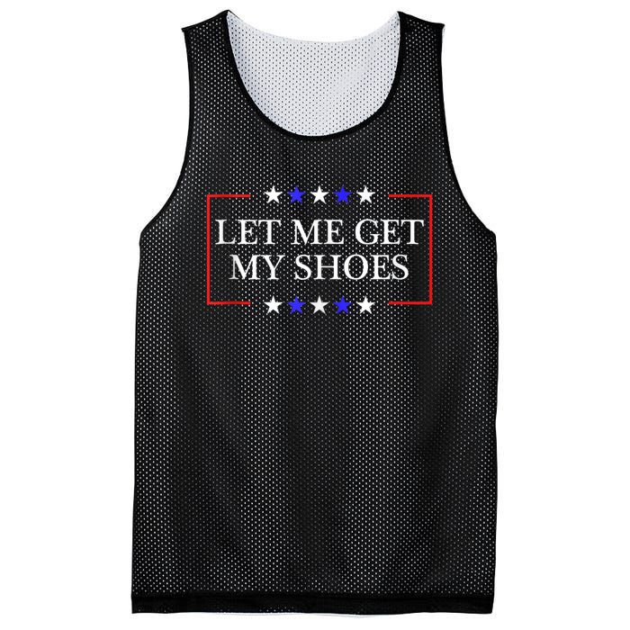 Let Me Get My Shoes Funny Trump Quote Butler Statement Usa Mesh Reversible Basketball Jersey Tank