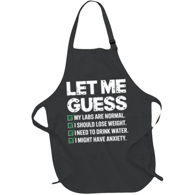 Let Me Guess My Labs Are Normal I Should Lose Weigh Sarcasm Sweatshirt Apron