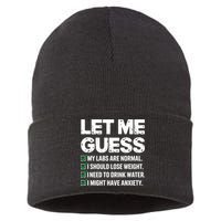 Let Me Guess My Labs Are Normal I Should Lose Weigh Sarcasm Sweatshirt Sustainable Knit Beanie