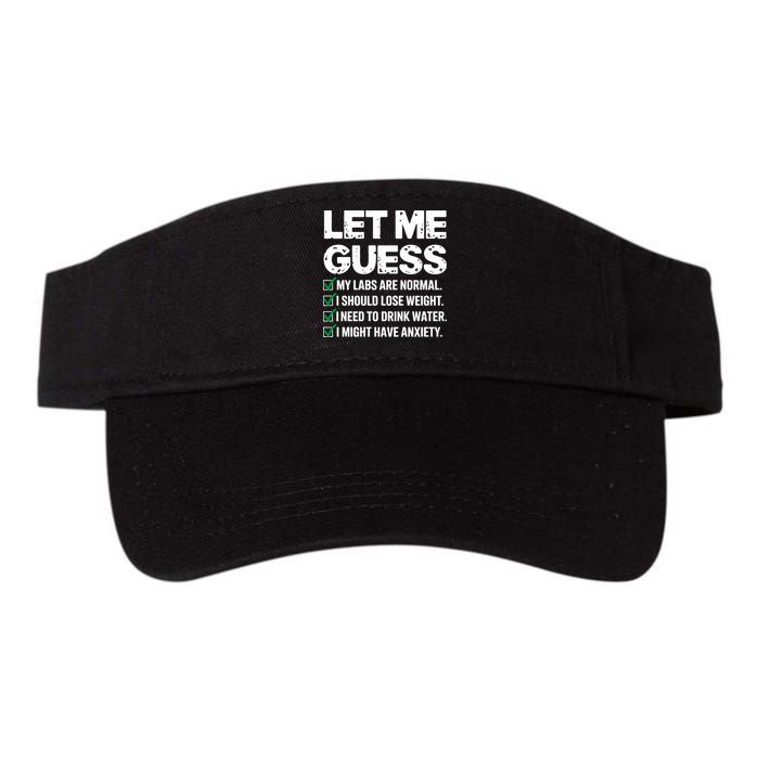 Let Me Guess My Labs Are Normal I Should Lose Weigh Sarcasm Sweatshirt Visor