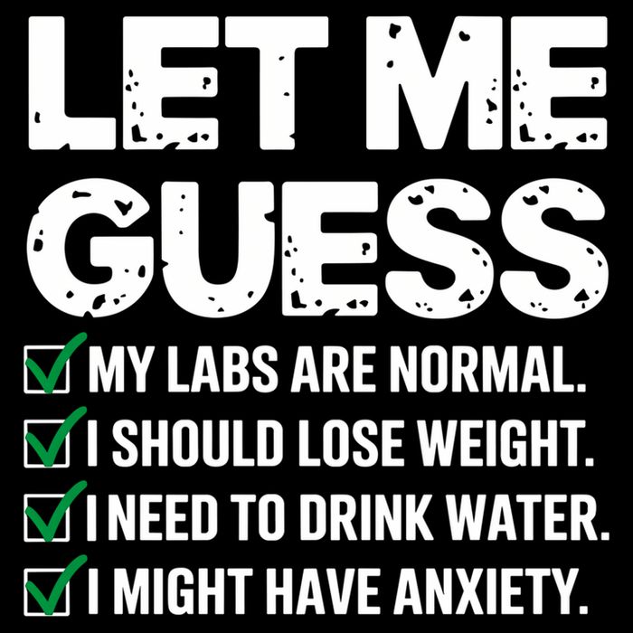 Let Me Guess My Labs Are Normal I Should Lose Weigh Sarcasm Sweatshirt Cropped Pullover Crew