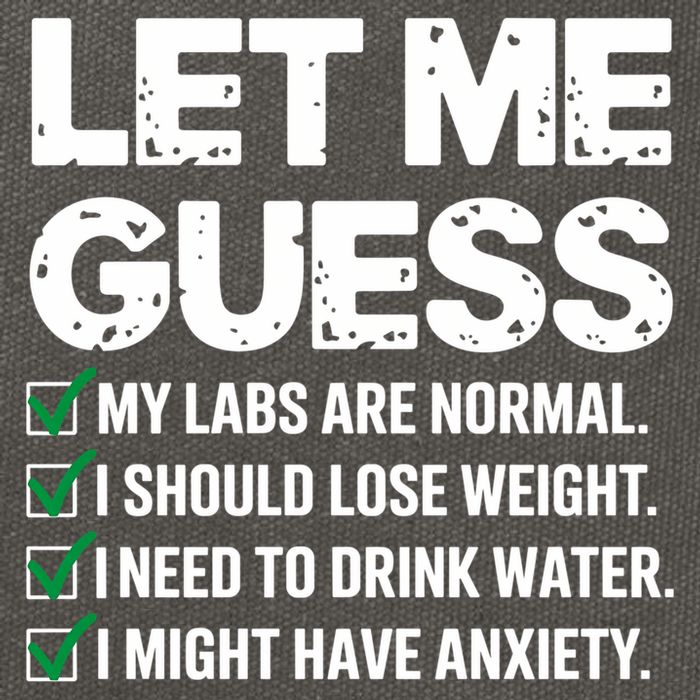 Let Me Guess My Labs Are Normal I Should Lose Weigh Sarcasm Sweatshirt Cotton Canvas Backpack