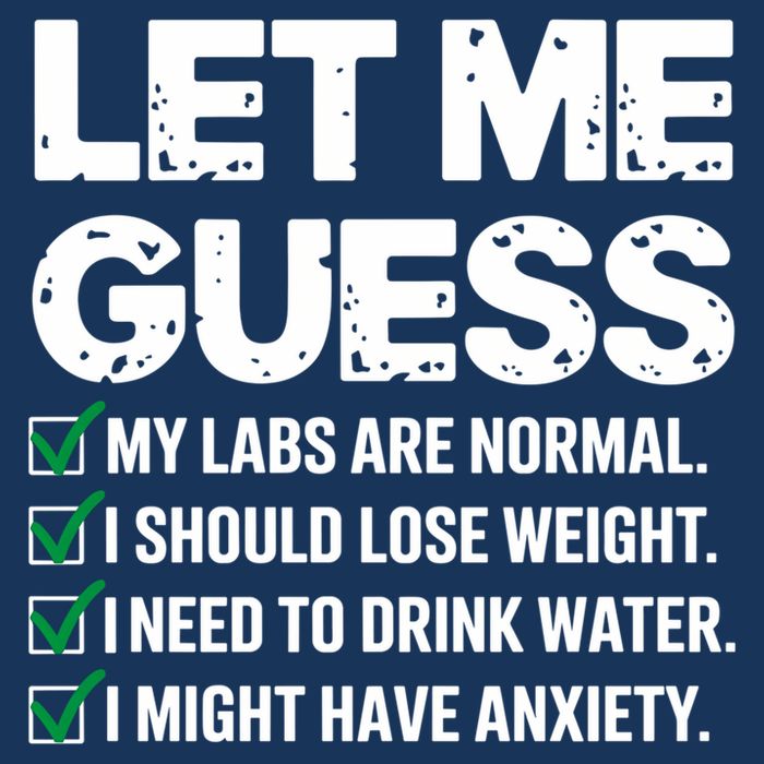 Let Me Guess My Labs Are Normal I Should Lose Weigh Sarcasm Sweatshirt Infant Baby Jersey Bodysuit